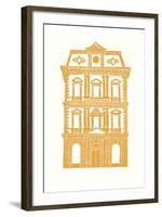 Williamsburg Building 8 (Kings County Savings Bank)-live from bklyn-Framed Art Print