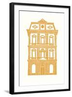 Williamsburg Building 8 (Kings County Savings Bank)-live from bklyn-Framed Art Print