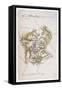 Williamsburg: Map, 1781-Louis Alexandre Bertheir-Framed Stretched Canvas