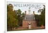 Williamsburg, Virginia - Governors Palace Front View-Lantern Press-Framed Art Print