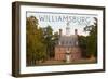 Williamsburg, Virginia - Governors Palace Front View-Lantern Press-Framed Art Print