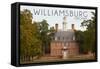 Williamsburg, Virginia - Governors Palace Front View-Lantern Press-Framed Stretched Canvas