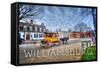 Williamsburg, Virginia - Horse and Buggy-Lantern Press-Framed Stretched Canvas