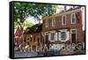 Williamsburg, Virginia - Main Steet View-Lantern Press-Framed Stretched Canvas