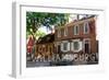 Williamsburg, Virginia - Main Steet View-Lantern Press-Framed Art Print