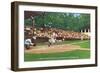 Williamsport, Pennsylvania - Kids Playing Little League Baseball-Lantern Press-Framed Art Print