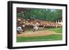 Williamsport, Pennsylvania - Kids Playing Little League Baseball-Lantern Press-Framed Art Print