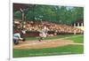 Williamsport, Pennsylvania - Kids Playing Little League Baseball-Lantern Press-Framed Art Print