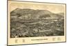 Williamstown, Massachusetts - Panoramic Map-Lantern Press-Mounted Art Print