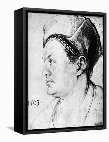 Willibald Pirckheimer, 1503-Albrecht Durer-Framed Stretched Canvas
