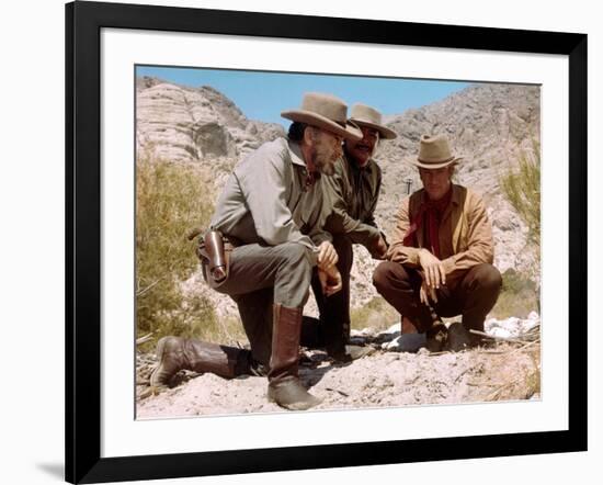 Willie Boy Tell Them Willie Boy Is Here by Abraham Polonsky with Robert Redford, 1969 (photo)-null-Framed Photo