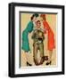 "Willie Gillis at the U.S.O.", February 7,1942-Norman Rockwell-Framed Premium Giclee Print