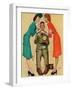 "Willie Gillis at the U.S.O.", February 7,1942-Norman Rockwell-Framed Giclee Print