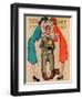 "Willie Gillis at the U.S.O." Saturday Evening Post Cover, February 7,1942-Norman Rockwell-Framed Giclee Print