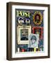 "Willie Gillis Generations" Saturday Evening Post Cover, September 16,1944-Norman Rockwell-Framed Giclee Print