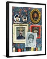 "Willie Gillis Generations", September 16,1944-Norman Rockwell-Framed Giclee Print