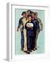 "Willie Gillis' Package from Home", October 4,1941-Norman Rockwell-Framed Giclee Print