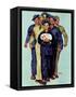 "Willie Gillis' Package from Home", October 4,1941-Norman Rockwell-Framed Stretched Canvas