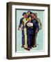 "Willie Gillis' Package from Home", October 4,1941-Norman Rockwell-Framed Giclee Print