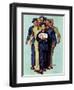 "Willie Gillis' Package from Home", October 4,1941-Norman Rockwell-Framed Giclee Print