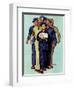 "Willie Gillis' Package from Home", October 4,1941-Norman Rockwell-Framed Giclee Print