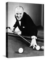 Willie Hoppe, Carom Billiards Champion, Nearing the End of His Competitive Career in 1949-null-Stretched Canvas