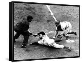 Willie Mays (1931- )-null-Framed Stretched Canvas