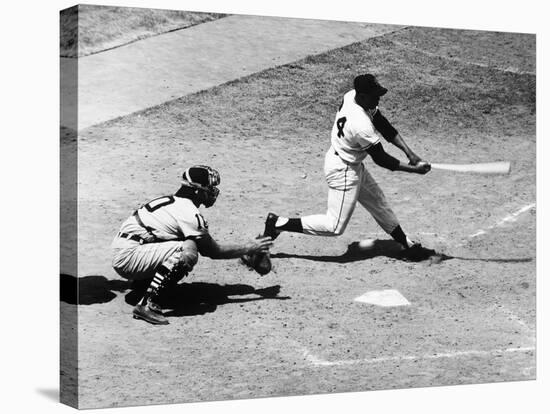 Willie Mays (1931-)-null-Stretched Canvas