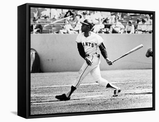 Willie Mays (1931-)-null-Framed Stretched Canvas