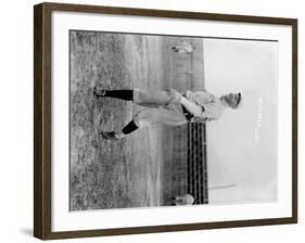 Willie Mitchell, Cleveland Indians, Baseball Photo - Cleveland, OH-Lantern Press-Framed Art Print