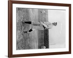 Willie Mitchell, Cleveland Indians, Baseball Photo - Cleveland, OH-Lantern Press-Framed Art Print