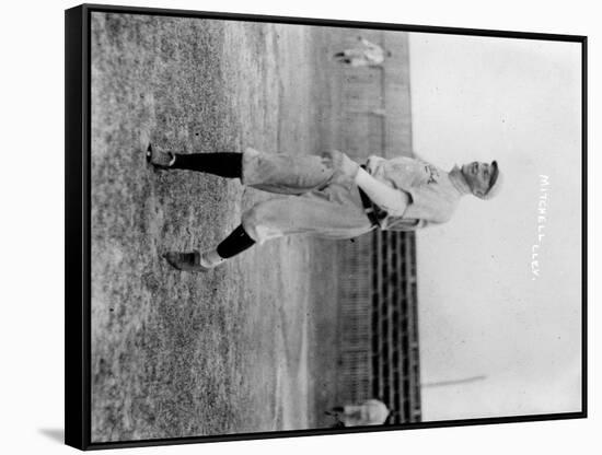 Willie Mitchell, Cleveland Indians, Baseball Photo - Cleveland, OH-Lantern Press-Framed Stretched Canvas
