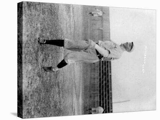 Willie Mitchell, Cleveland Indians, Baseball Photo - Cleveland, OH-Lantern Press-Stretched Canvas