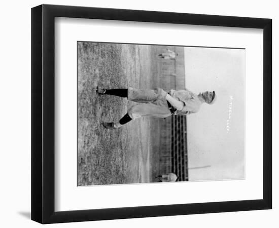 Willie Mitchell, Cleveland Indians, Baseball Photo - Cleveland, OH-Lantern Press-Framed Art Print