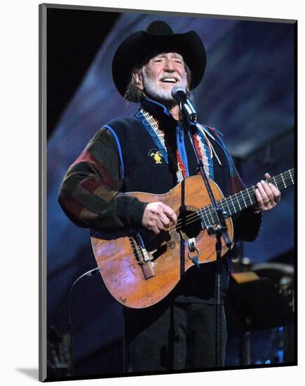 Willie Nelson-null-Mounted Photo