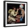 "Willie's Rope Trick", June 26,1943-Norman Rockwell-Framed Giclee Print