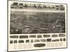 Willimantic, Connecticut - Panoramic Map-Lantern Press-Mounted Art Print