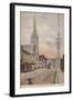 Willis Street and St Peter's Church, Wellington, New Zealand-null-Framed Photographic Print