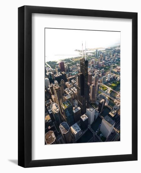 Willis Tower Chicago Aloft-Steve Gadomski-Framed Photographic Print