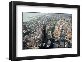 Willis Tower Southwest Chicago Aloft-Steve Gadomski-Framed Photographic Print