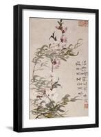 Willow and Peach Blossoms-Li Shan-Framed Giclee Print