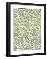 "Willow Bough" Wallpaper Design, 1887-William Morris-Framed Giclee Print