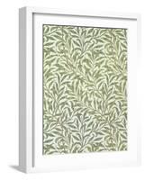 "Willow Bough" Wallpaper Design, 1887-William Morris-Framed Giclee Print