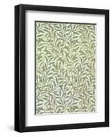 "Willow Bough" Wallpaper Design, 1887-William Morris-Framed Premium Giclee Print