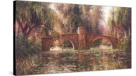 Willow Bridge-Art Fronckowiak-Stretched Canvas