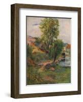 Willow by the Aven, 1888, (1938)-Paul Gauguin-Framed Giclee Print