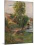 Willow by the Aven, 1888, (1938)-Paul Gauguin-Mounted Giclee Print