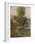 Willow by the Aven, 1888, (1938)-Paul Gauguin-Framed Giclee Print