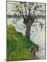 Willow by the River; Saule Au Bord De La Riviere, C. 1891-Gustave Caillebotte-Mounted Giclee Print