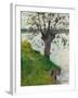 Willow by the River; Saule Au Bord De La Riviere, C. 1891-Gustave Caillebotte-Framed Giclee Print